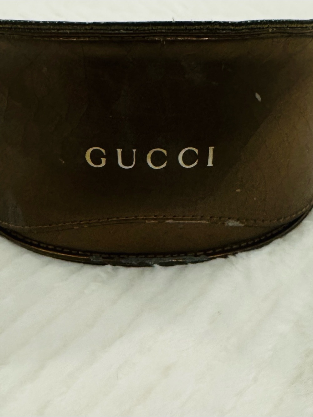 Authentic Gucci Vintage Metallic Bronze Sunglasses